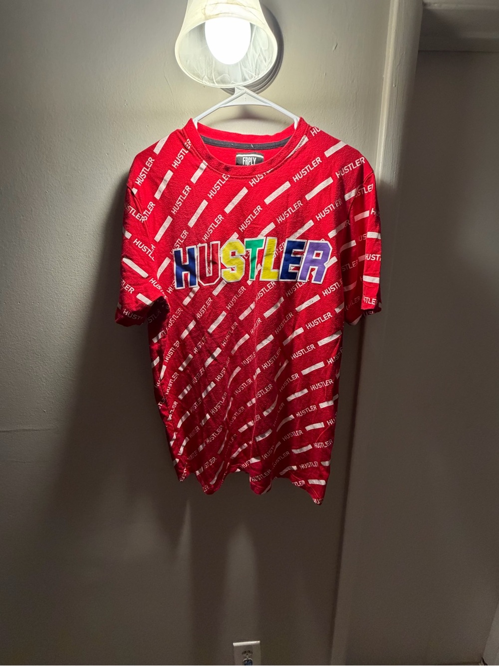 Hustler Hollywood Red Logo Short Sleeve Tee
